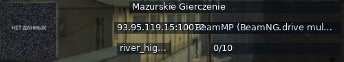 Большой баннер сервера: Mazurskie Gierczenie