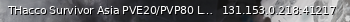 Маленький баннер сервера: THacco Survivor Asia PVE20/PVP80 LootX3-10 No botshop