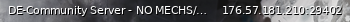 Маленький баннер сервера: DE-Community Server - NO MECHS/EXP x3/LOOT x3/NPC-LVL-3