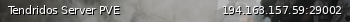 Маленький баннер сервера: Tendridos Server PVE