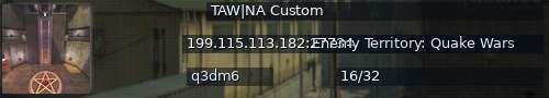 Большой баннер сервера: TAW|NA Custom