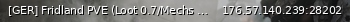 Маленький баннер сервера: [GER] Fridland PVE (Loot 0.7/Mechs on)