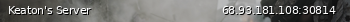 Маленький баннер сервера: Keaton's Server