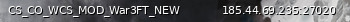 Маленький баннер сервера: CS_CO_WCS_MOD_War3FT_NEW