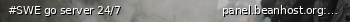 Маленький баннер сервера: #SWE go server 24/7