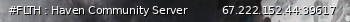 Маленький баннер сервера: #FLTH : Haven Community Server