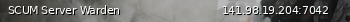 Маленький баннер сервера: SCUM Server Warden
