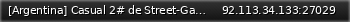 Маленький баннер сервера: [Argentina] Casual 2# de Street-Gaming.com