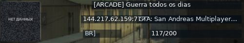 Большой баннер сервера: [ARCADE] Guerra todos os dias