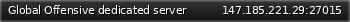 Маленький баннер сервера: Global Offensive dedicated server