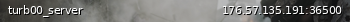 Маленький баннер сервера: turb00_server