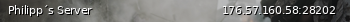 Маленький баннер сервера: Philipp´s Server