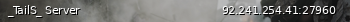 Маленький баннер сервера: _TailS_ Server