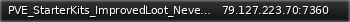 Маленький баннер сервера: PVE_StarterKits_ImprovedLoot_Neverwipe