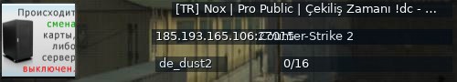 Большой баннер сервера: [TR] Nox | Pro Public | Çekiliş Zamanı !dc - prooyun.net