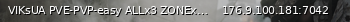 Маленький баннер сервера: VIKsUA PVE-PVP-easy ALLх3 ZONEx5 DISCORD.gg/NVguRA93YH