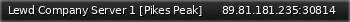 Маленький баннер сервера: Lewd Company Server 1 [Pikes Peak]