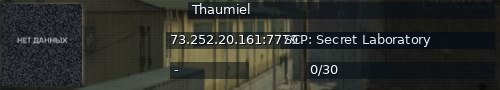 Большой баннер сервера: Thaumiel