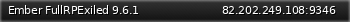 Маленький баннер сервера: Ember FullRPExiled 9.6.1