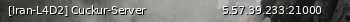 Маленький баннер сервера: [Iran-L4D2] Cuckur-Server