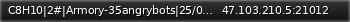 Маленький баннер сервера: C8H10|2#|Armory-35angrybots|25/05/26 updated