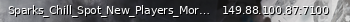 Маленький баннер сервера: Sparks_Chill_Spot_New_Players_More_Missions_more_loot