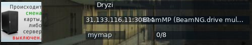 Большой баннер сервера: Dryzi