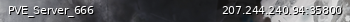 Маленький баннер сервера: PVE_Server_666