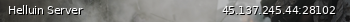 Маленький баннер сервера: Helluin Server