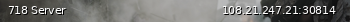 Маленький баннер сервера: 718 Server