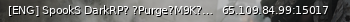 Маленький баннер сервера: [ENG] SpookS DarkRP? ?Purge?M9K?Drugs?Gambling?