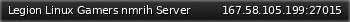 Маленький баннер сервера: Legion Linux Gamers nmrih Server