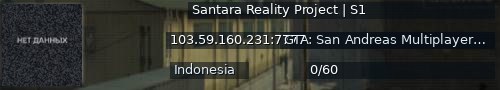 Большой баннер сервера: Santara Reality Project | S1