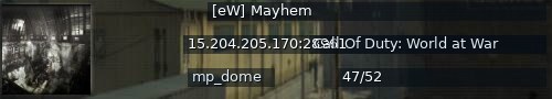 Большой баннер сервера: [eW] Mayhem