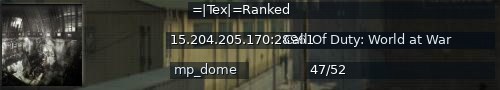 Большой баннер сервера: =|Tex|=Ranked