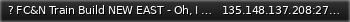 Маленький баннер сервера: ? FC&N Train Build NEW EAST - Oh, I thought you said 'Weast'