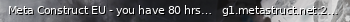 Маленький баннер сервера: Meta Construct EU - you have 80 hrs and you dont even have a pa