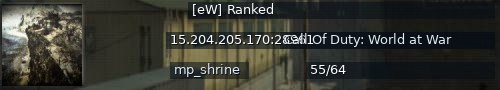 Большой баннер сервера: [eW] Ranked