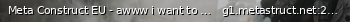 Маленький баннер сервера: Meta Construct EU - awww i want to be admin :((( i have exp