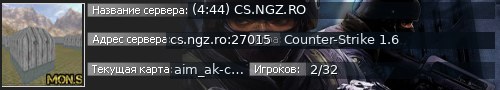 Большой баннер сервера: (4:44) CS.NGZ.RO
