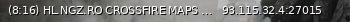 Маленький баннер сервера: (8:16) HL.NGZ.RO CROSSFIRE MAPS 24/7