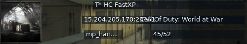 Большой баннер сервера: T* HC FastXP