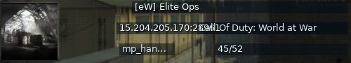 Большой баннер сервера: [eW] Elite Ops