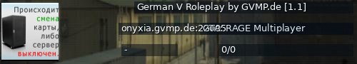 Большой баннер сервера: German V Roleplay by GVMP.de [1.1]