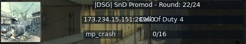 Большой баннер сервера: |DSG| SnD Promod  - Round: 22/24