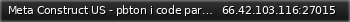 Маленький баннер сервера: Meta Construct US - pbton i code parl rudy lue so make me devv2
