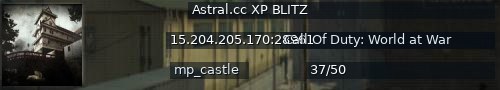 Большой баннер сервера: Astral.cc XP BLITZ