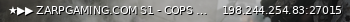Маленький баннер сервера: ★▶▶ ZARPGAMING.COM S1 - COPS VS NUKES COMEBACK | Big Lott