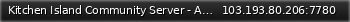 Маленький баннер сервера: Kitchen Island Community Server - Australia #4CedModVerification25895