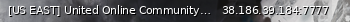 Маленький баннер сервера: [US EAST] United Online Community  https://discord.gg/eUhGntyCedModVerification3569